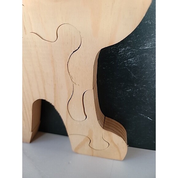 Vintage Wooden Handmade Gingerbread Wooden Puzzle - Picture 10 of 10